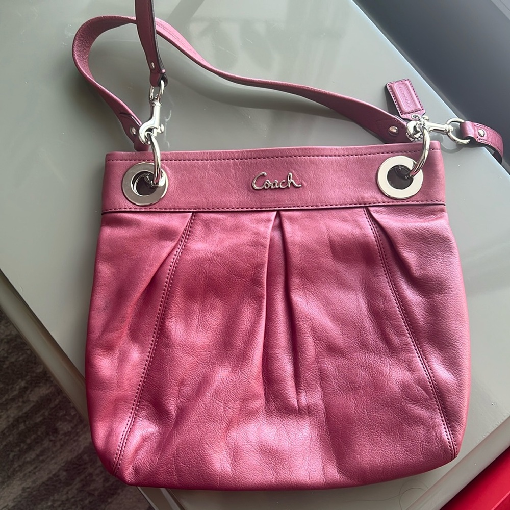Coach bag, comes with crossbody and shoulder straps